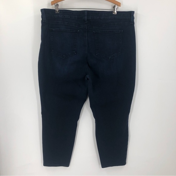 NYDJ 22 Ami Skinny Ankle Jeans Dark plus Sinclair blue 0851 - Picture 7 of 13